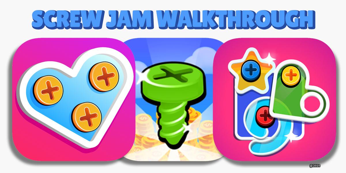 Screw Jam - The Mind-Bending Puzzle That's Twisting Everyone's Brain